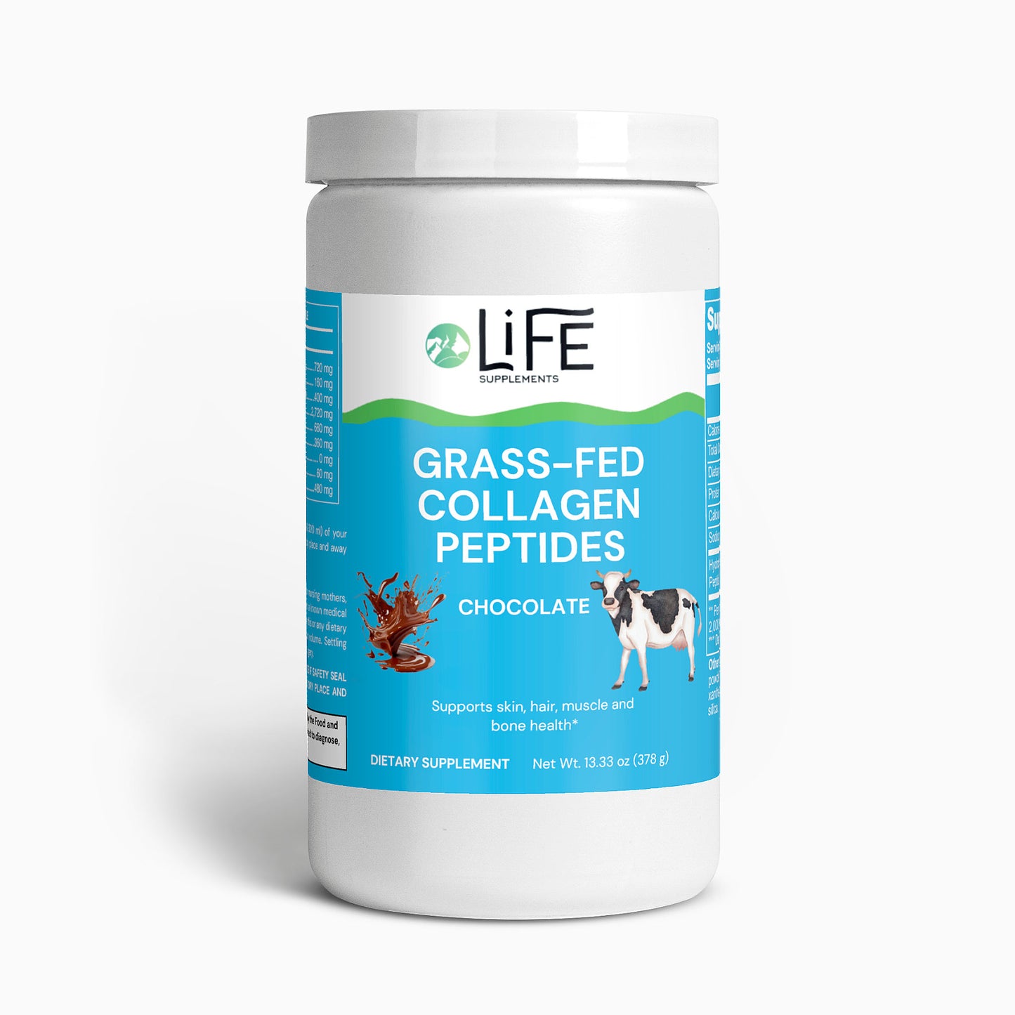 Grass-Fed Collagen Peptides Powder (Chocolate)