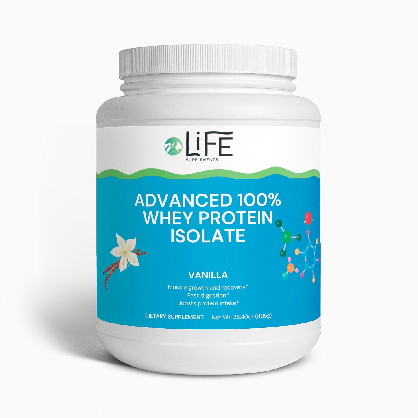 Advanced 100% Whey Protein Isolate (Vanilla)